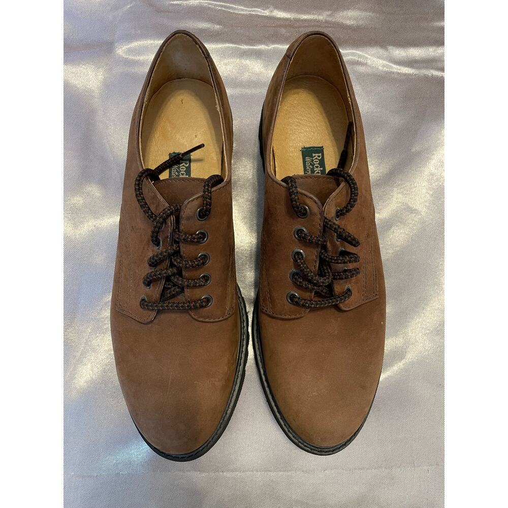 Rockport Waterproof Leather Oxford Shoes - Women's Size 8W